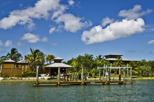 Boat dock en la propriedad